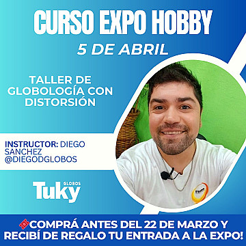 Expo Hobby La Rural 5 de Abril Taller Globologia con Distorsion - 1