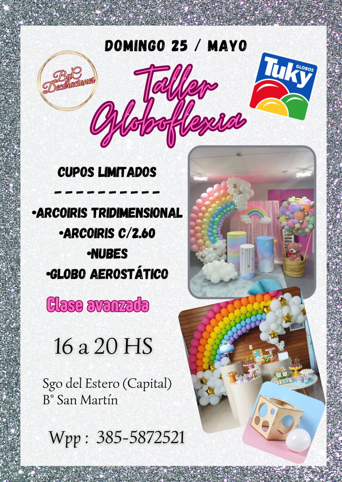 Curso Globoflexia Tridimensional en Santiago del Estero