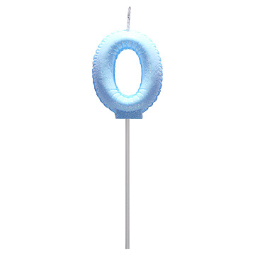Vela Globo Gibre Pasteles Nº 0 Celeste - 1