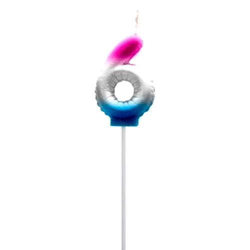 Vela Globo Metalica Nº 6 Tricolor Tuky