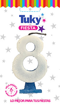 Vela Gibre Celeste Nº 8 - 1