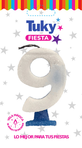 Vela Gibre Celeste Nº 9