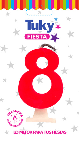 Vela Fluo Nº 8