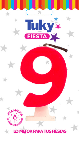 Vela Fluo Nº 9
