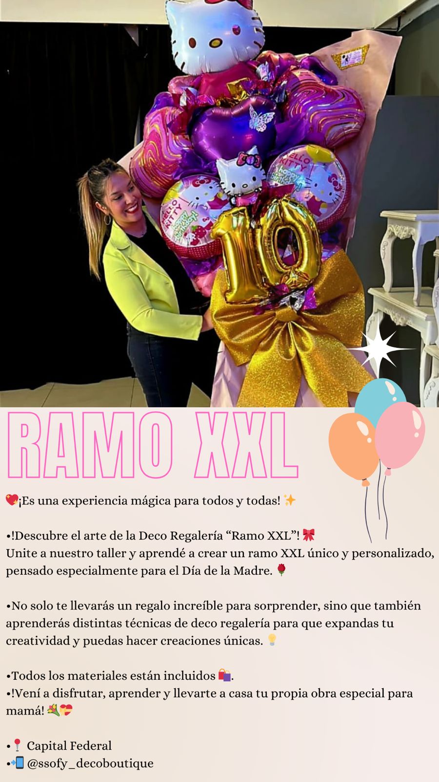Taller Decoregaleria XXL en CABA