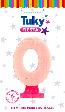 Vela Gibre Rosa Nº 0 - 1