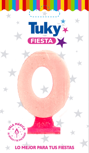 Vela Gibre Rosa Nº 0