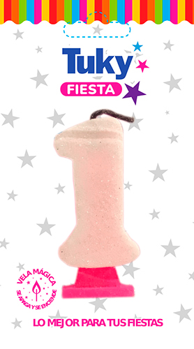 Vela Gibre Rosa Nº 1