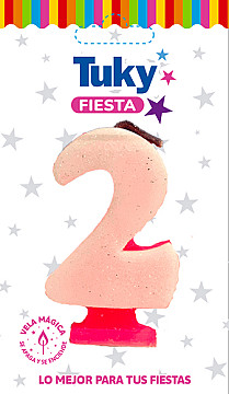 Vela Gibre Rosa Nº 2 - 1