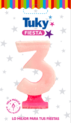 Vela Gibre Rosa Nº 3