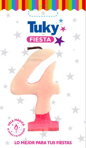 Vela Gibre Rosa Nº 4