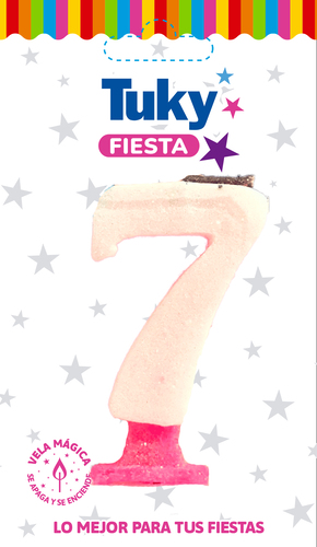 Vela Gibre Rosa Nº 7