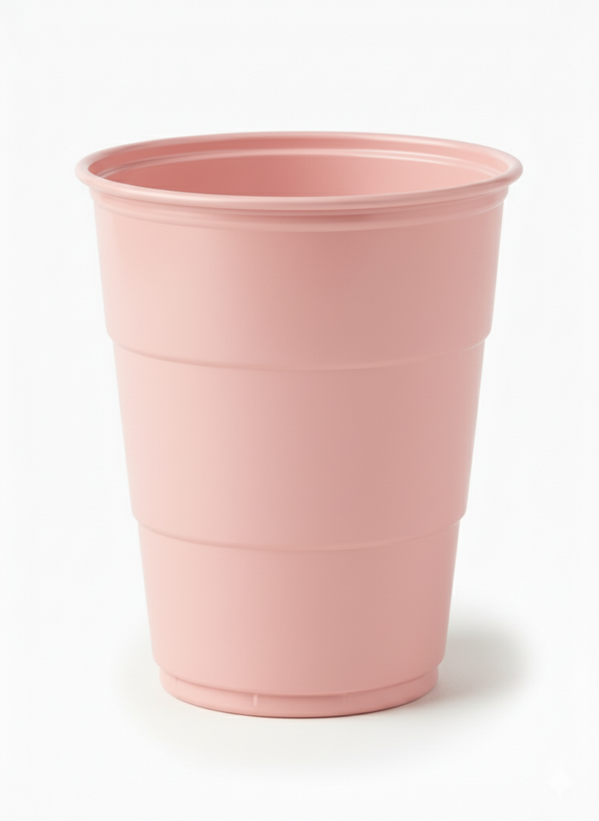Vaso Reutilizable 210 cm3  Rosa (Bulto x 18 Pack)