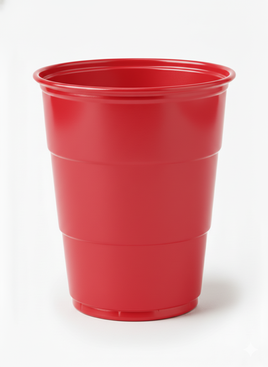 Vaso Reutilizable 210 cm3  Rojo (Bulto x 18 Pack)