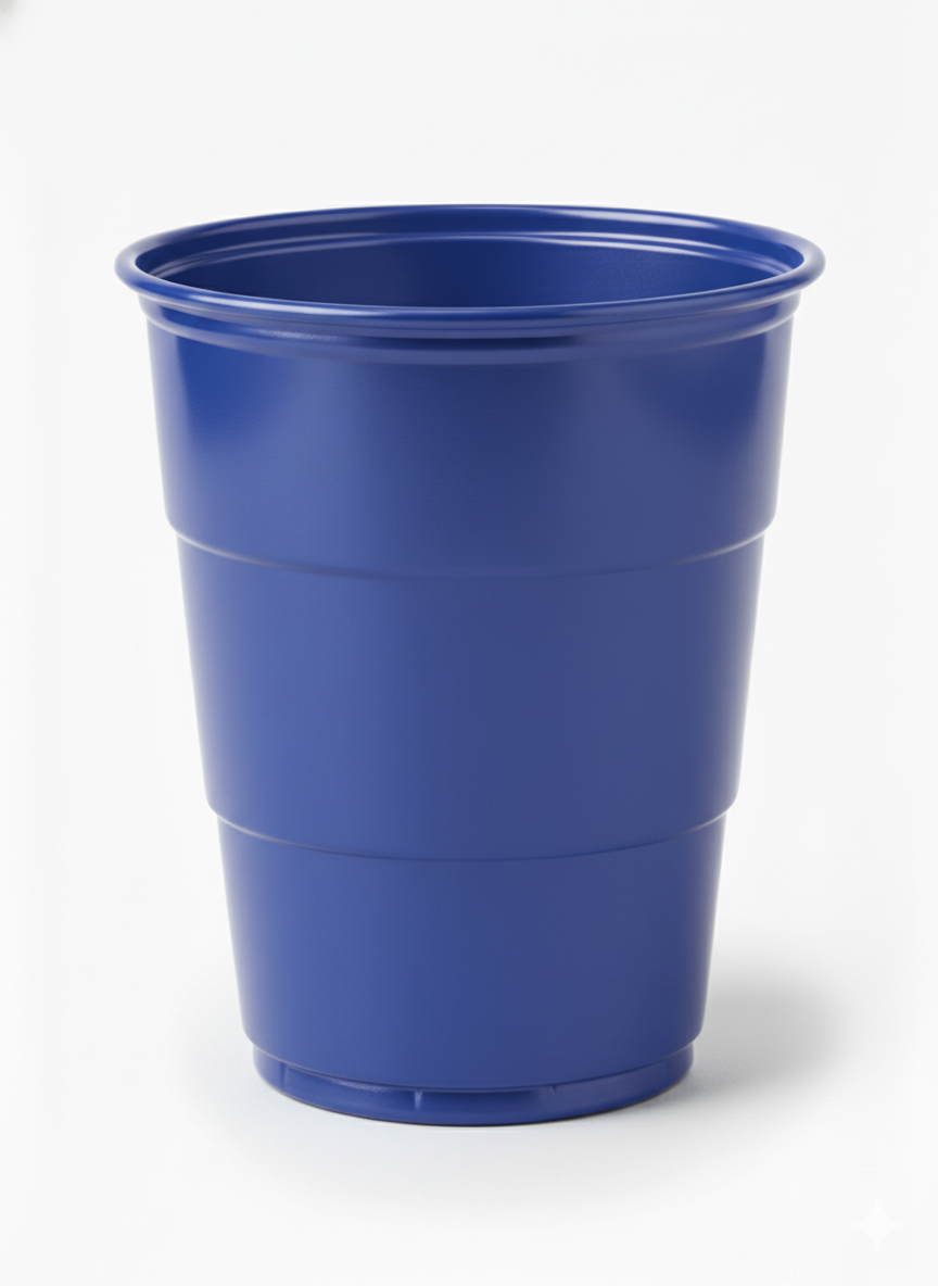 Vaso Reutilizable 210 cm3  Azul (Bulto x 18 Pack)
