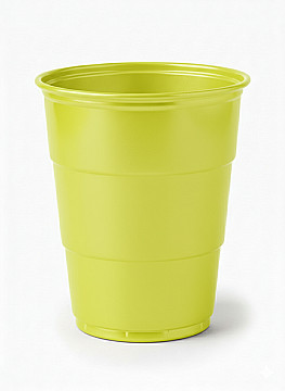 Vaso Reutilizable 210 cm3  Amarillo Neon (Bulto x 18 Pack) - 1