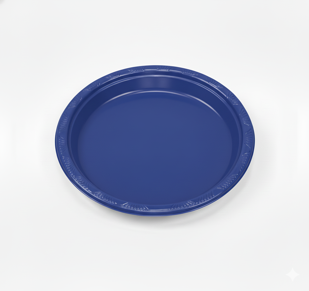 Plato Reutilizable 18 cm Azul (Bulto x 18 Pack)