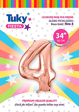 Numero 4 Rosa Gold - 1