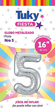 Número 5 Plata - 1