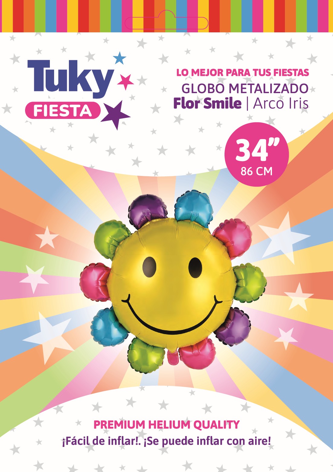 Flor Smile Arco Iris