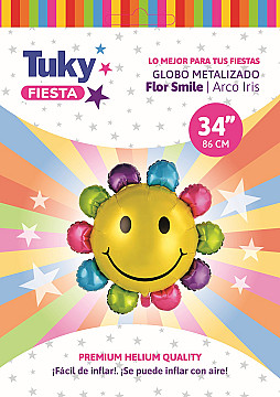 Flor Smile Arco Iris - 1
