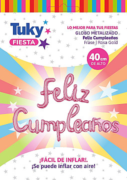 Frase Feliz Cumple Rosado - 1