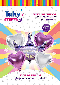 Set Globos Princesas - 1