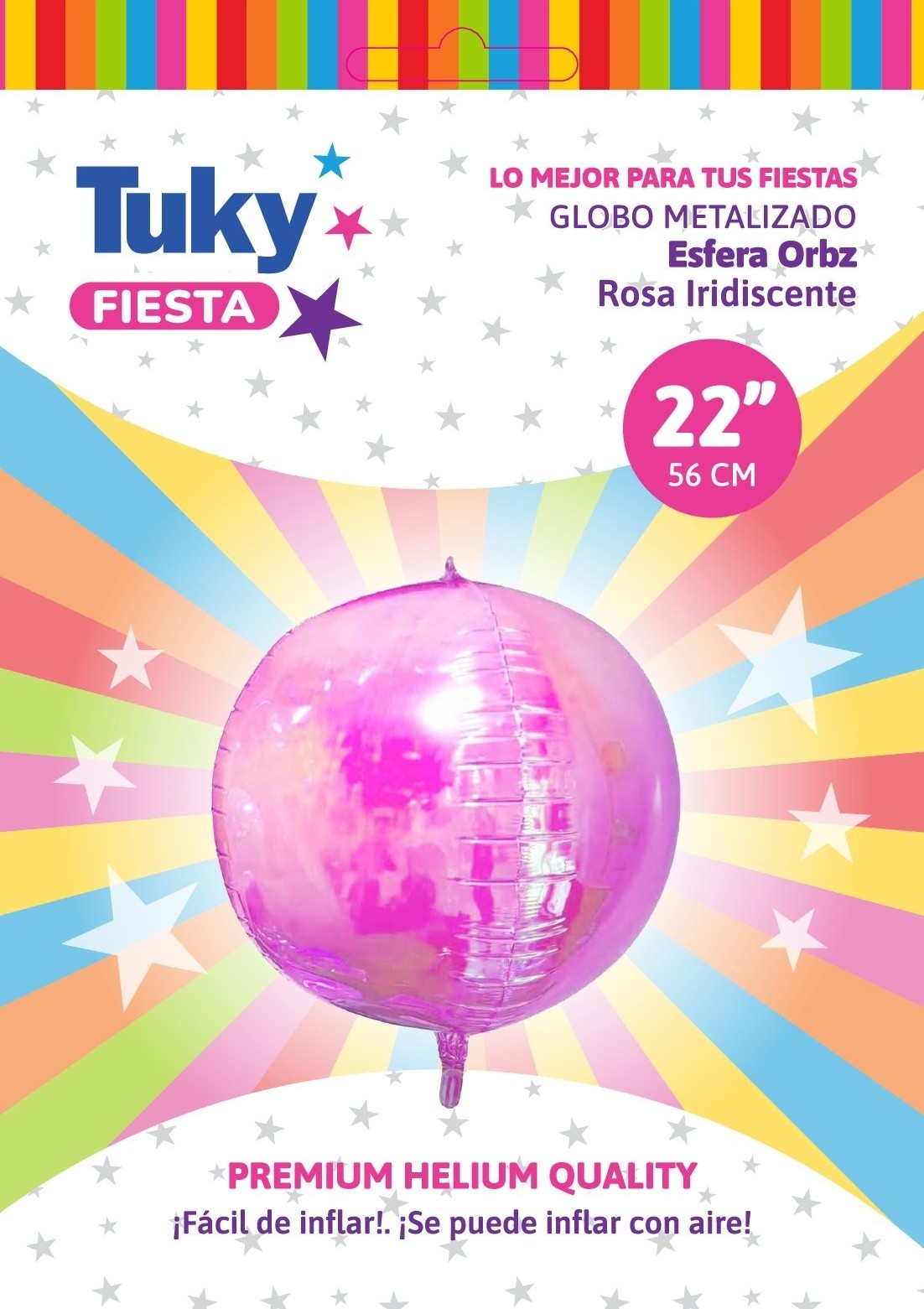 Esfera Iridiscente Rosa