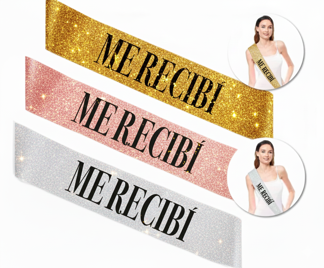 Banda Glitter "Me Recibi".