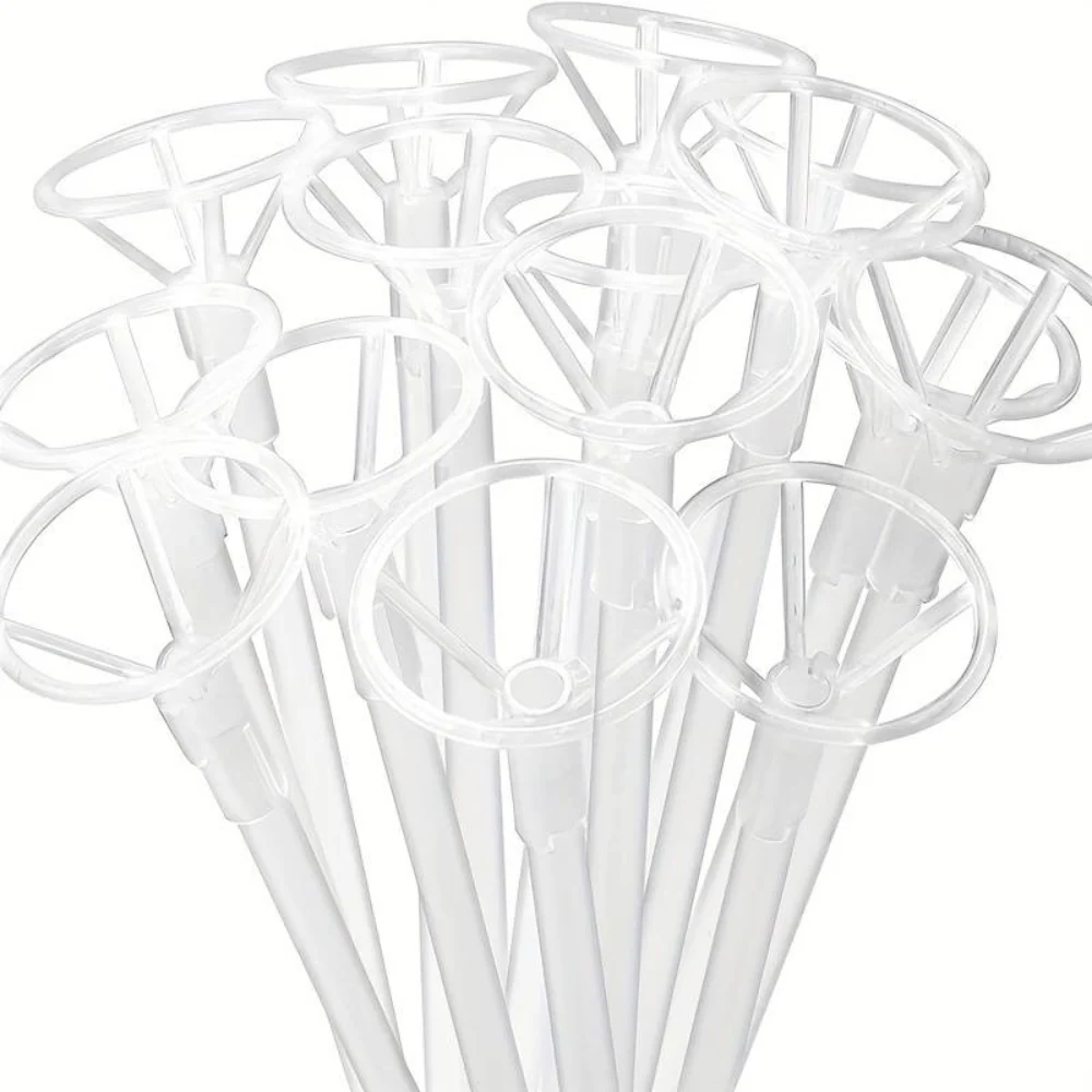 Palitos portaglobo transparente (Bulto x 10 Pack)