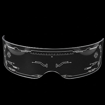 Lentes Full Led Show Robot - 5