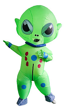 Disfraz Inflable de Marcianito Adulto - 1