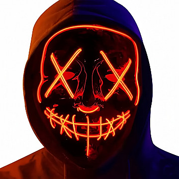 Mascara La Purga Con Luz Led - 5