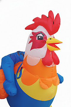 Disfraz Inflable de Gallina  Adulto - 4
