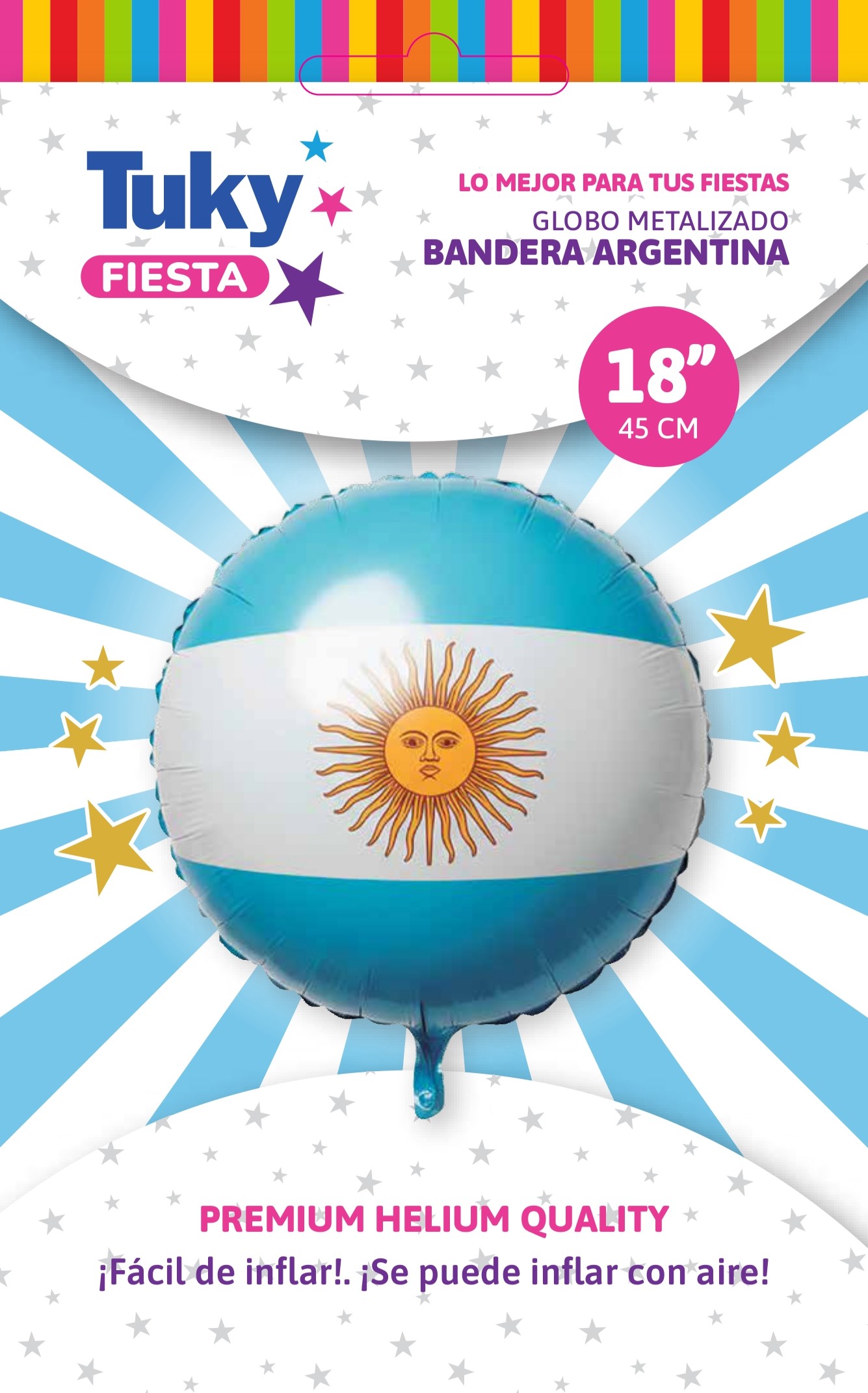 Globo Metalizado 18" Argentina