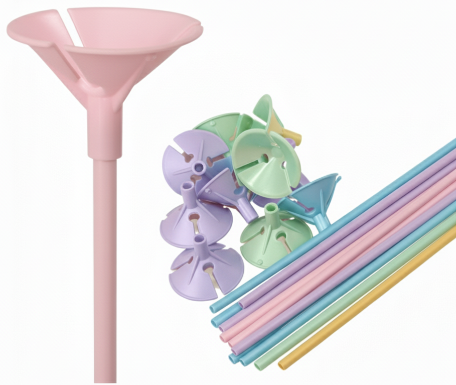 Palitos portaglobo multicolor Pastel (Bulto x 10 Pack)