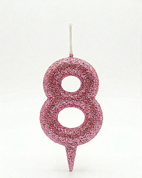 Vela Tubular Full Gibre Fucsia Nº 8. - 1