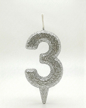 Vela Tubular Full Gibre Plata  Nº 3. - 1