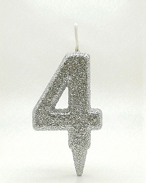 Vela Tubular Full Gibre Plata  Nº 4. - 1