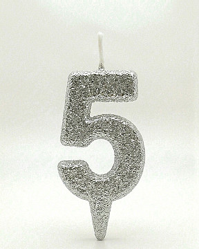 Vela Tubular Full Gibre Plata  Nº 5. - 1