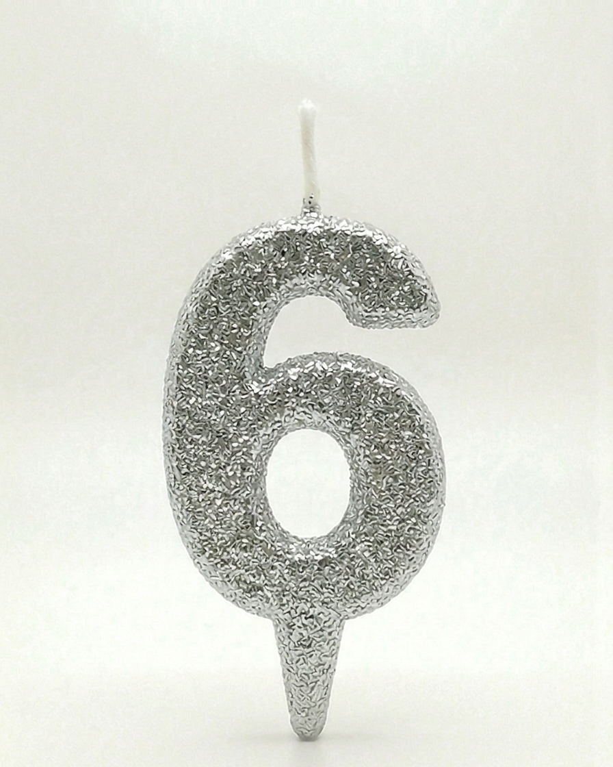 Vela Tubular Full Gibre Plata  Nº 6.