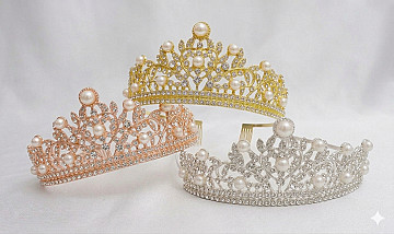 Banda Glitter Feliz Cumple con Corona - 5