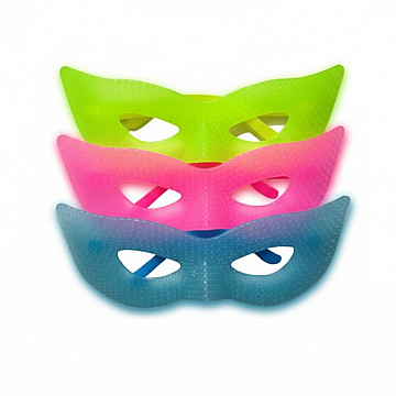 Antifaz Fluo Plastico Colores - 1