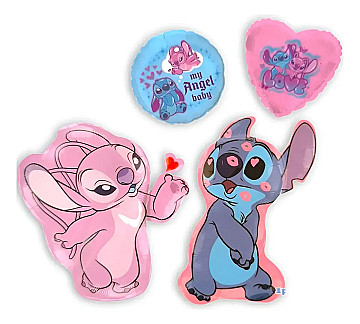 Set Stitch Globos Metalizados - 1