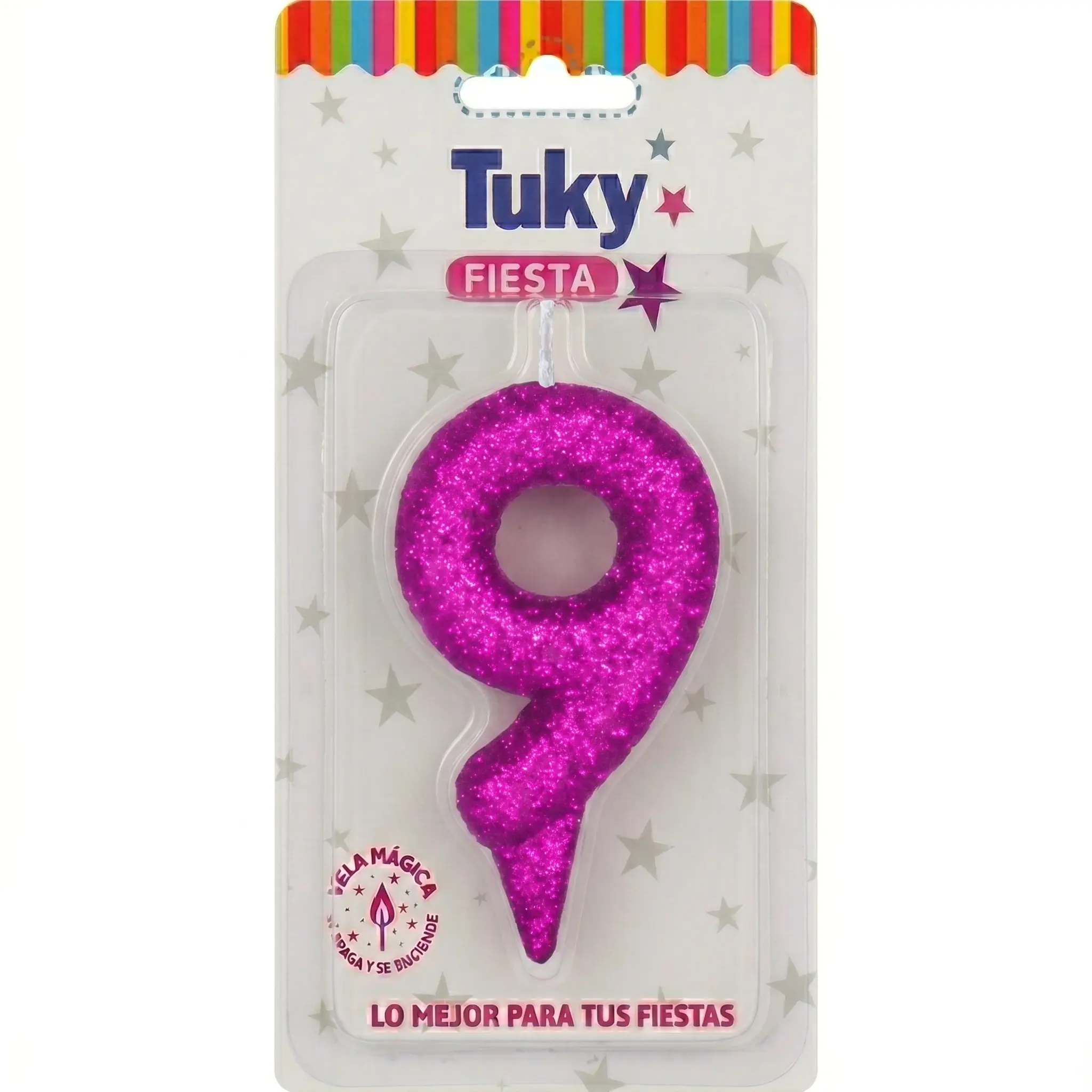 Vela Tubular Full Gibre Fucsia Nº 9.