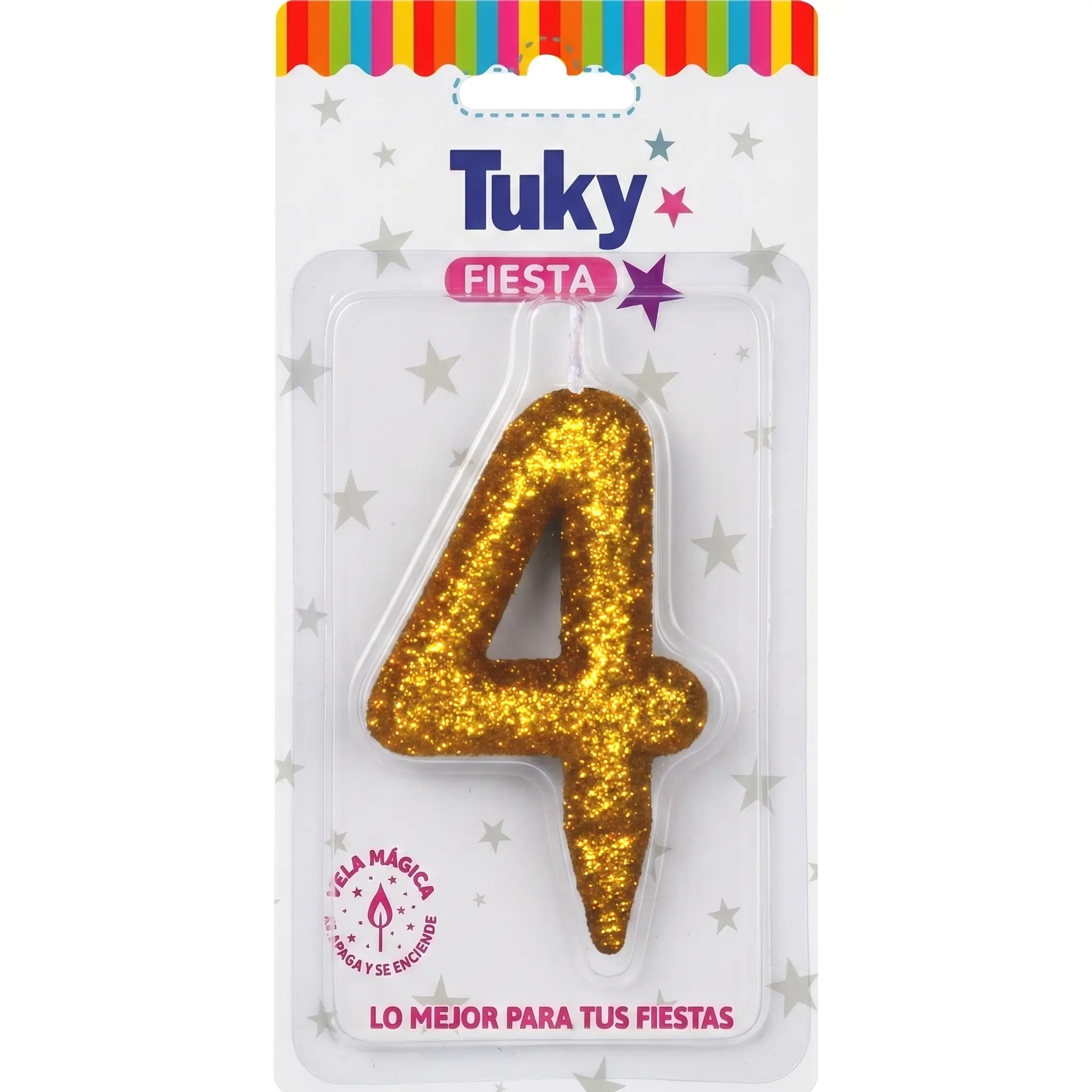 Vela Tubular Full Gibre Oro Nº 4.