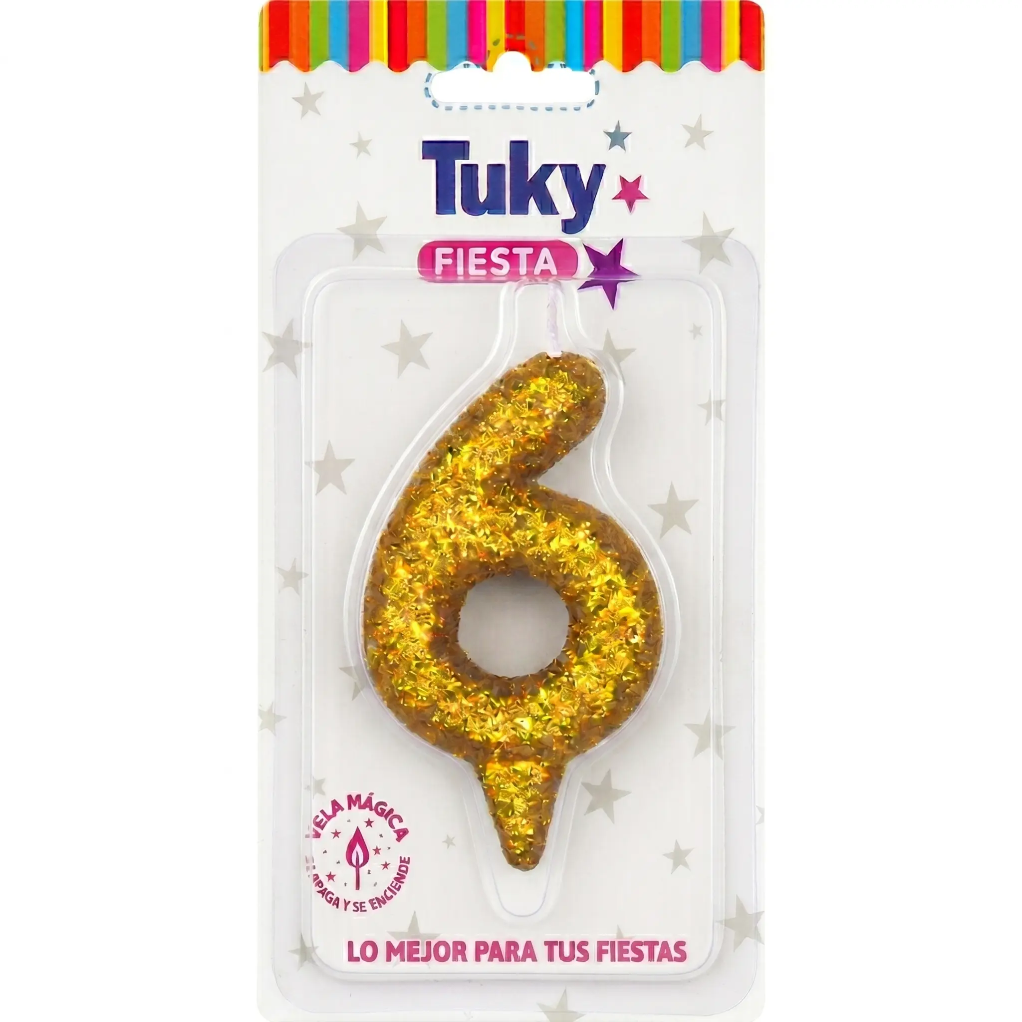 Vela Tubular Full Gibre Oro Nº 6.