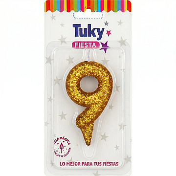 Vela Tubular Full Gibre Oro Nº 9. - 1