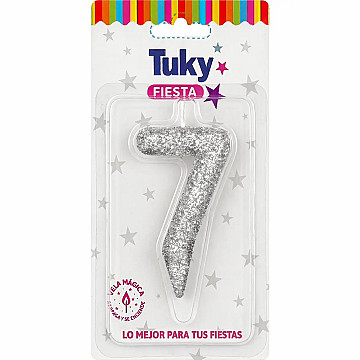 Vela Tubular Full Gibre Plata  Nº 7. - 1