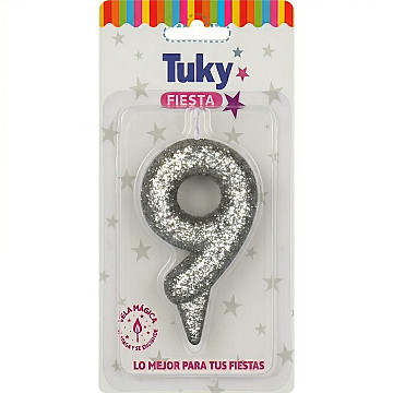 Vela Tubular Full Gibre Plata  Nº 9. - 1